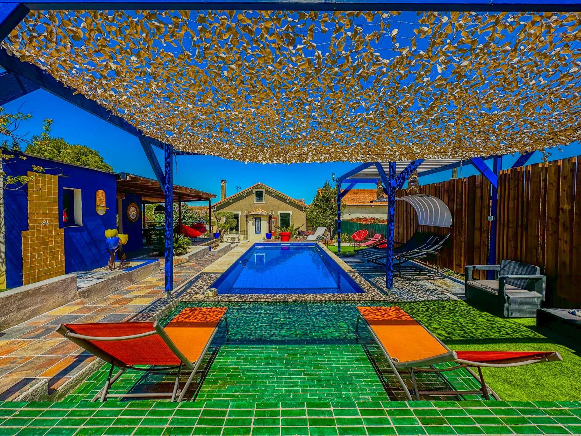 Loft Modern Avec Jardin Piscine Et Pool House Villa Lavalette Luaran gambar