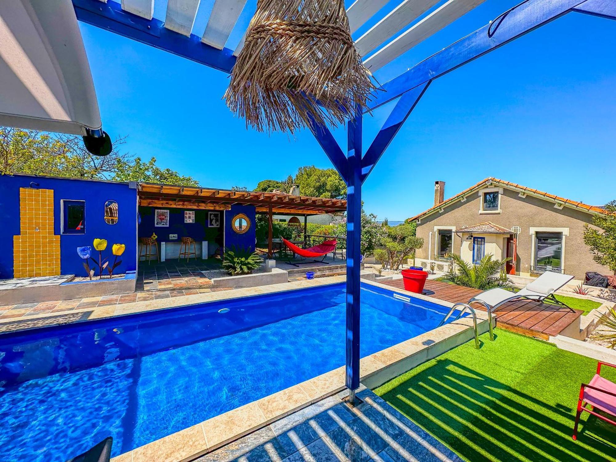 Loft Modern Avec Jardin Piscine Et Pool House Villa Lavalette Luaran gambar
